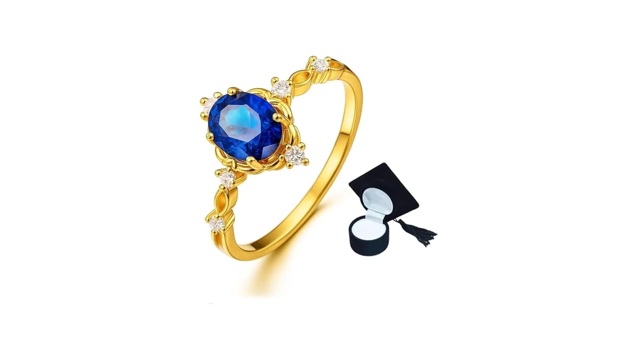 Melhor Anel de Formatura Feminino: 7 Opções com Pedras e Ouro 18k