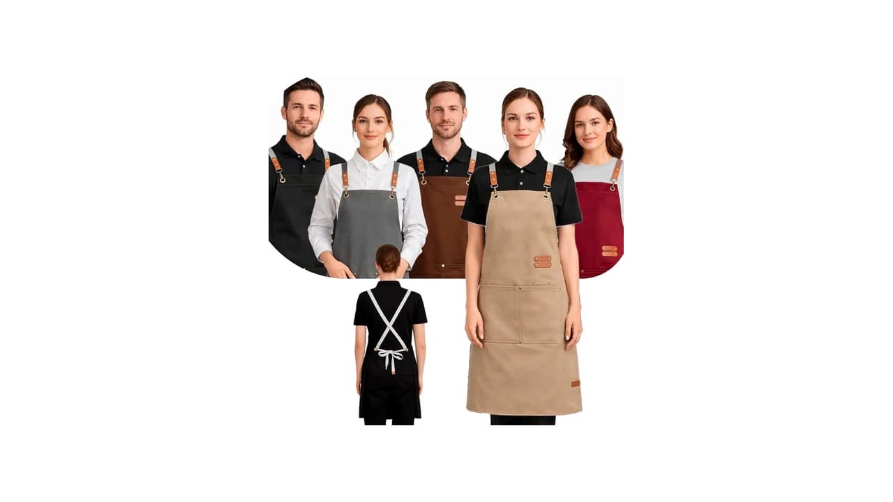 Melhor Avental: 11 Modelos Impermeáveis e Ajustáveis para Cozinhar
