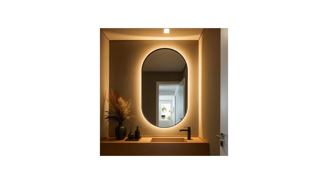 A Melhor Escolha em Espelho com LED: 7 Modelos para Banheiro e Maquiagem