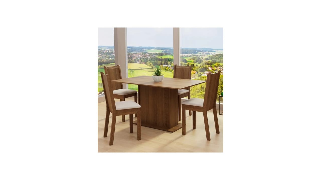 A Melhor Mesa de 4 Cadeiras: 10 Modelos para Todos os Estilos