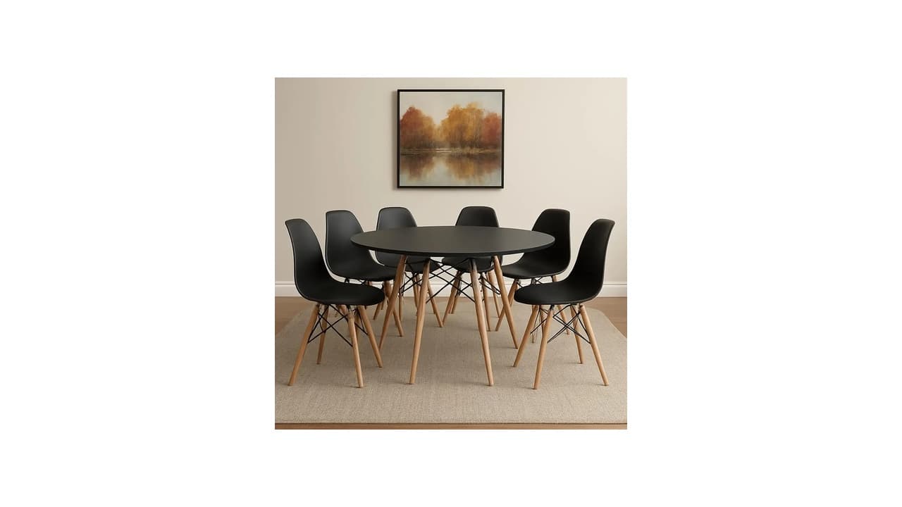 Melhor Mesa Redonda de 6 Cadeiras: 5 Modelos para Salas Elegantes