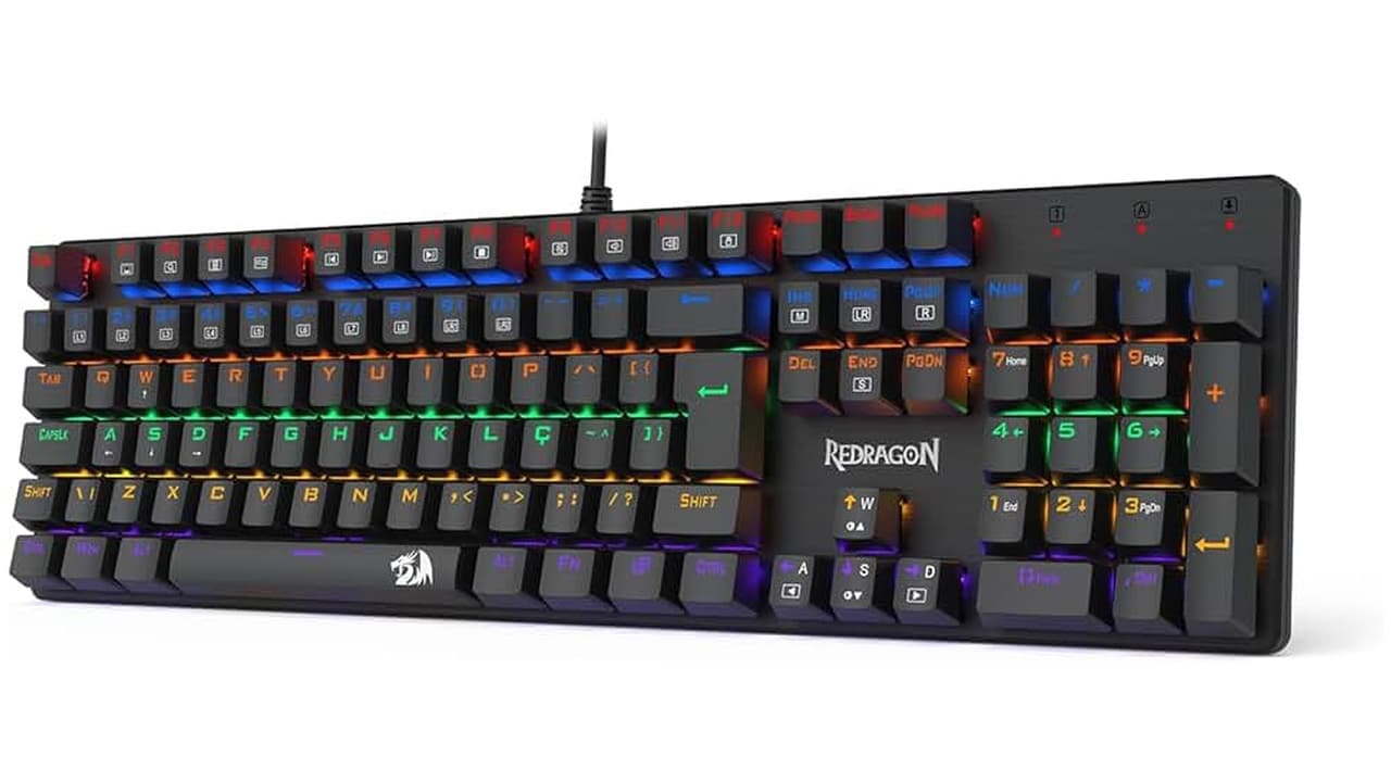 Melhor Teclado Mecânico Redragon: 8 Modelos com Switch Brown e RGB para Games
