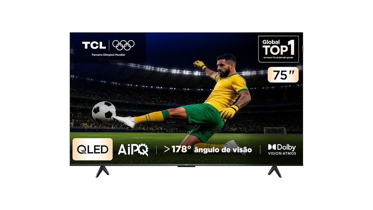 Melhor TV TCL 75 Polegadas: 3 Modelos QLED Mini LED 4K com 144Hz