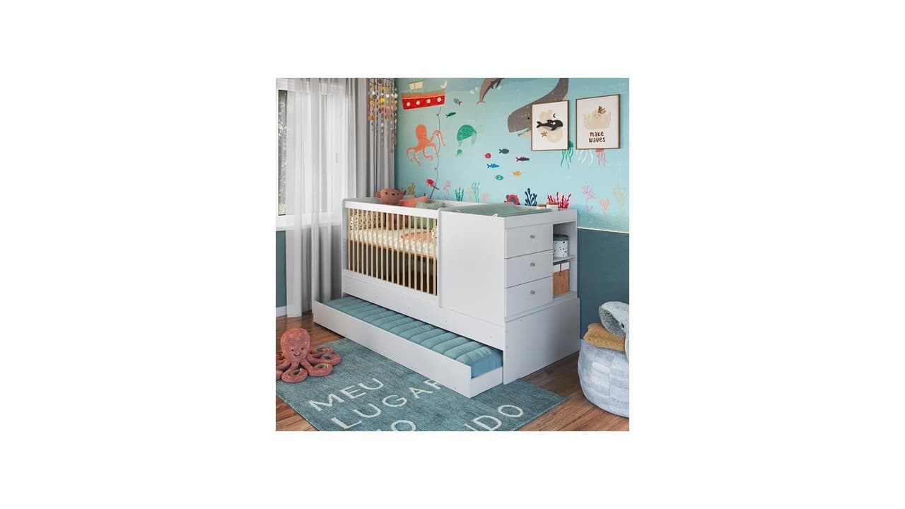 Qual o Melhor Berço Multifuncional? 7 Opções com Cama Auxiliar e Cômoda