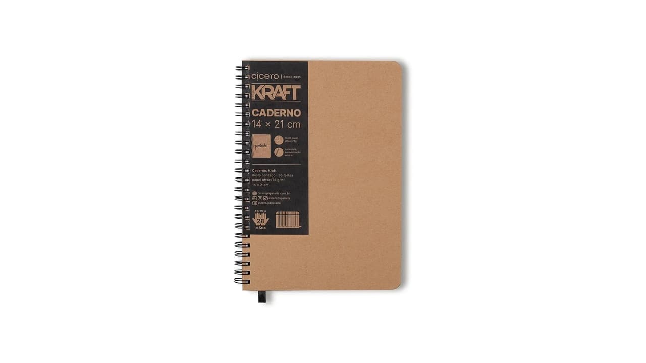 Melhor Caderno Pontilhado: 8 Modelos com Papel 100 GSM e Capa Premium