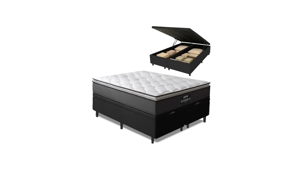 Melhor Cama Box King: 7 Opções com Molas Ensacadas e Pillow Top em Destaque