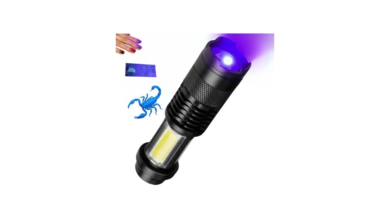 Melhor Luz Negra: 7 Opções para Detectar Urina, Escorpiões e Resinas