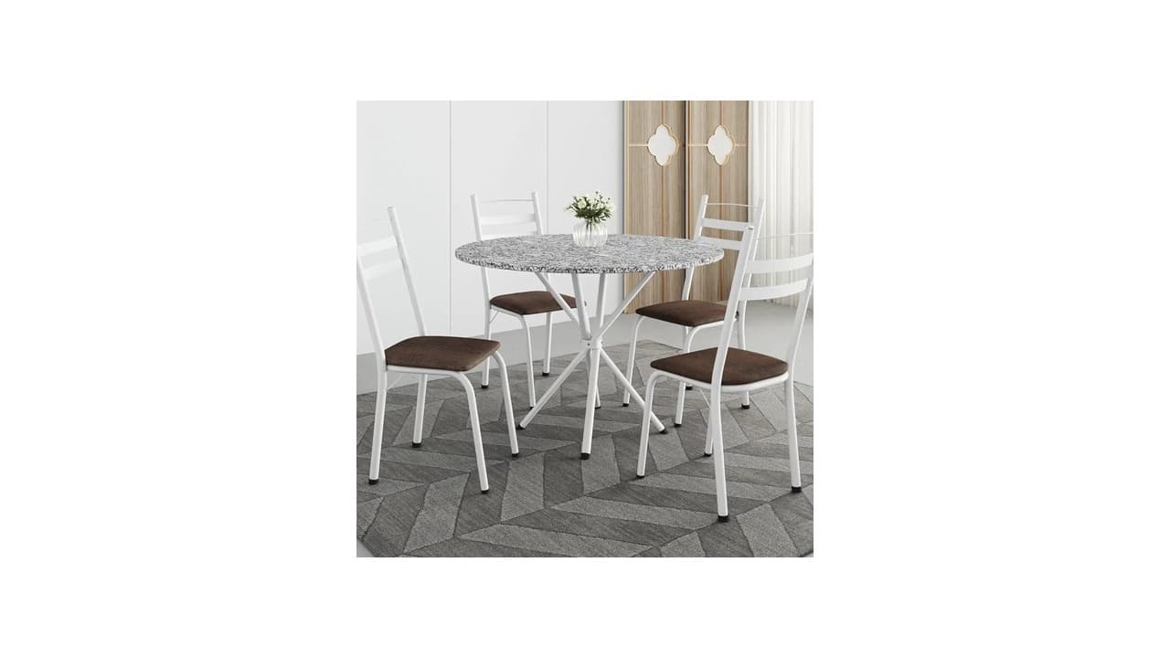 Melhor Mesa Redonda de 4 Cadeiras: Qual se Adapta ao Seu Espaço?