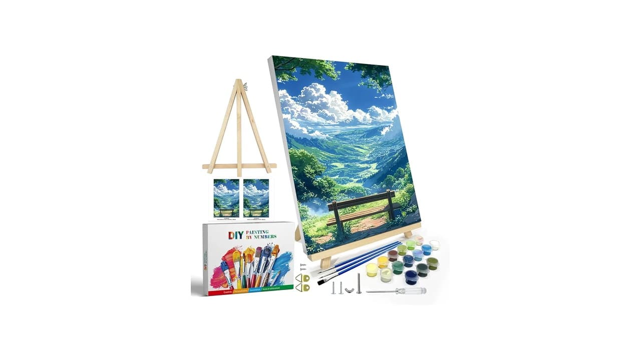 Melhor Pintura por Número: 10 Kits Relaxantes para Iniciantes e Artistas