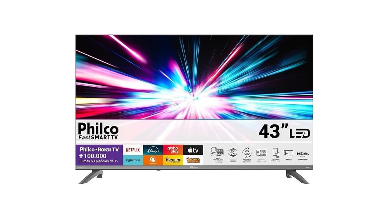 Qual a Melhor TV 43 Polegadas Smart para 2026? Confira 10 Modelos Top
